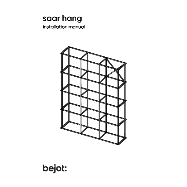 saar hang - installation manual